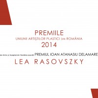 premiul Ioan Atanasiu Delamare - 2014 - Lea Rasovszky