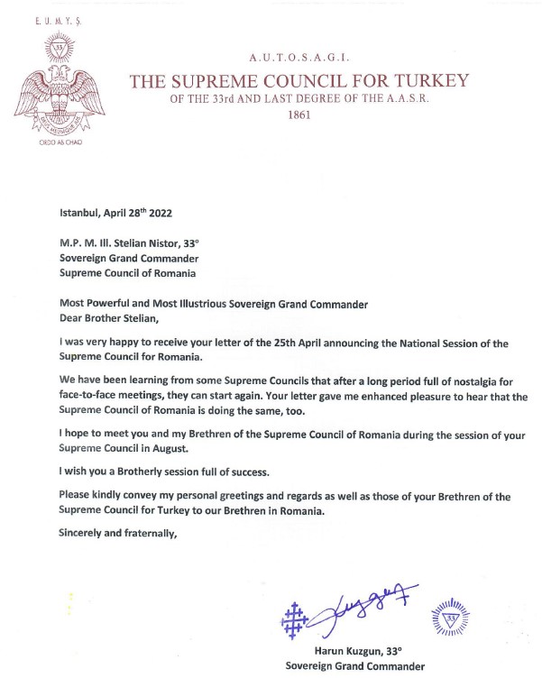 The Supreme Council for Turkey