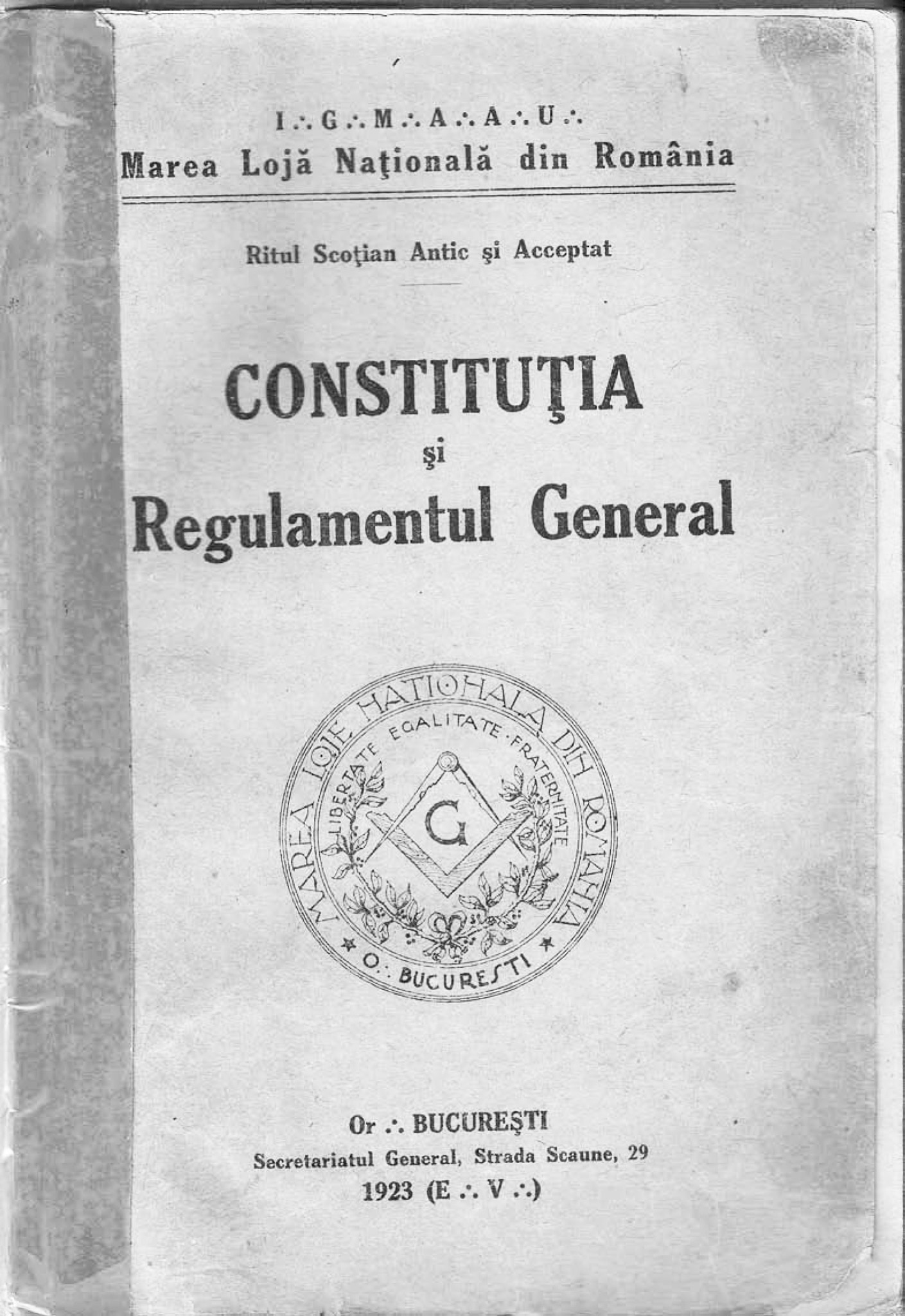 Constitutia MLNR 1923